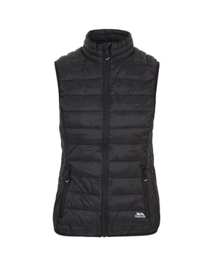 Trespass Womens/Ladies Teeley Packaway Gilet (Black)