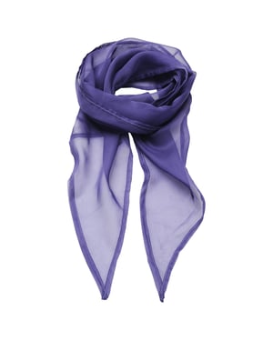 Premier Uniseks sjaal van chiffon in kleuren voor volwassenen (Paars)