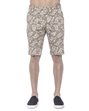 PT Torino Heren Short in beige katoen