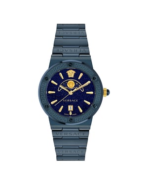 Versace Greca Logo Moonphase Women's Blue Watch VE7G00423