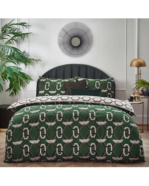 furn. Avalon Geometric Duvet Cover Set