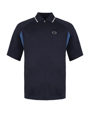 Nike Swoosh Mens Navy Blue Polo Shirt