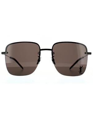 Saint Laurent zonnebril SL 312 m 001 zwart grijs