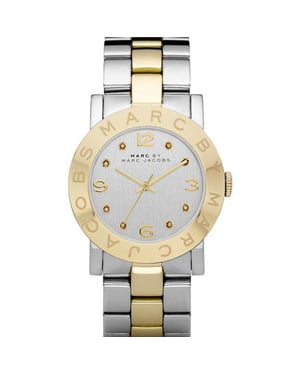 Marc Jacobs MBM3139 AMY Zilver Tweekleurig Dameshorloge