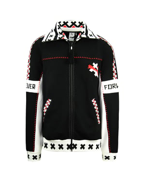 Puma x Jahnkoy XTG Träningsjacka Zip Up Vit Svart Herrtröja 596686 01