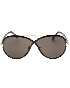 Tom Ford Rickie FT1007 01A Black Sunglass