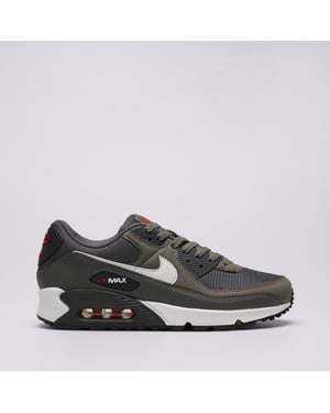 Nike Air Max 90 Men’s Trainers in Iron Grey/White/University Red