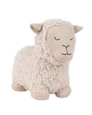 Paoletti Sheep Boucle Fleece Novelty Door Stop