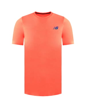 New Balance Q Speed Jacquard Mens Orange T-Shirt
