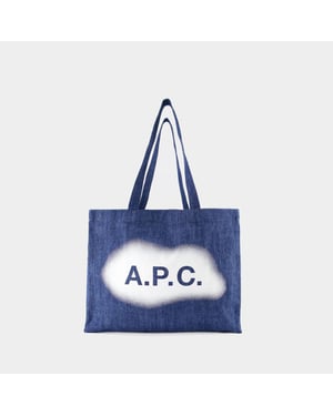Diane Tote bag - A.P.C - Bomull - Blå