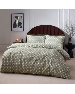 Hoem Alexa Abstract Cotton Rich Duvet Cover Set