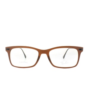 Ray-Ban Glasses Frames RX 7039 5450 Dark Matt Brown Mens Womens 53mm