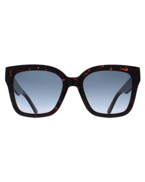 Marc Jacobs Vierkante Dames Shiny Donker Havana Blauwe Gradiënt MARC 658/S