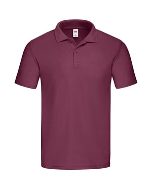 Fruit Of The Loom Mens Original Polo Shirt (Burgundy)