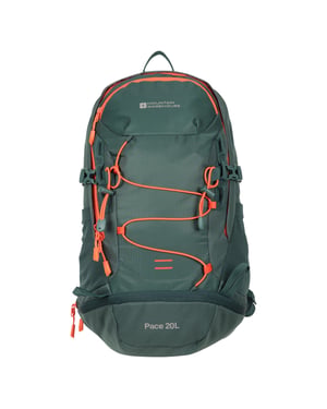 Mountain Warehouse Pace 20L rugzak (Donkergroen)