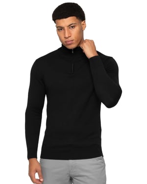Enzo Milano | Mens Half Zip Knit Jumper