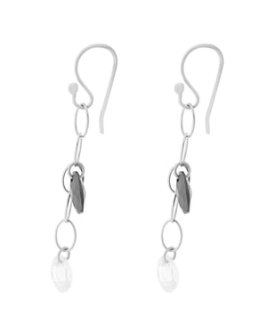 Orphelia Dames 925 Sterling Zilver Dangle Oorbellen - Zilver ZO-5729/1