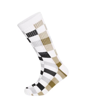 Dare 2B Henry Holland Checkerboard Socks voor volwassenen (pak van 2) (Wit)