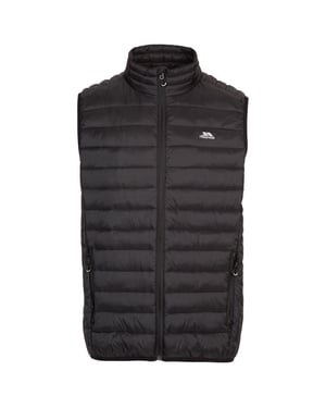 Trespass Mens Gallenton Packaway Gilet (Black)