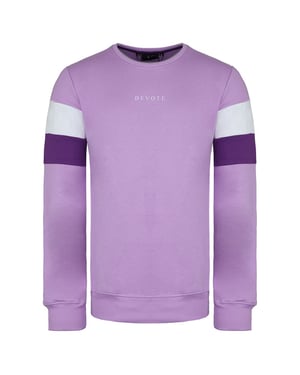 Devote London Cante Mens Lilac/Purple Sweater