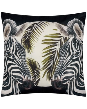 Paoletti Leopardis Zebra Woven Outdoor Cushion Cover