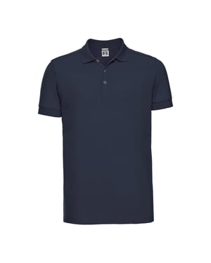 Russell Stretch Fitted Polo Shirt för herrar (Franska flottan)