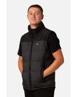 Trapper Mens Insulated Gilet Black