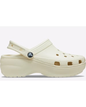 Classic Platform Sandals - Crocs - Thermoplastic - Beige