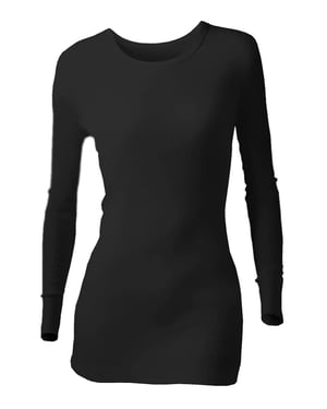 Heat Holders - Ladies Long Sleeve Thermal Underwear - Black