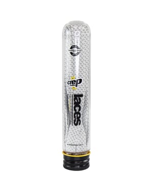 Crep Protect De Ultieme Ronde Wit/Grijze Schoenveters