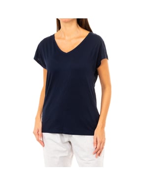 Women's short-sleeved V-neck t-shirt 1487904682