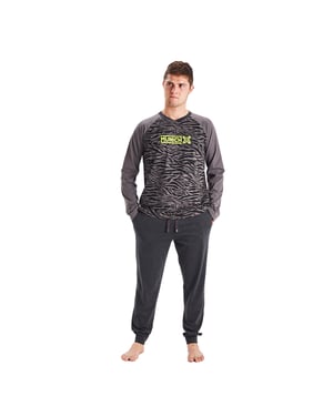 Winterpyjama lange mouw ronde hals MU1 heren