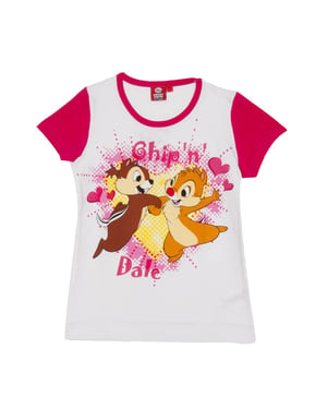 Meisjes-T-shirt met korte mouwen en ronde hals WD26120