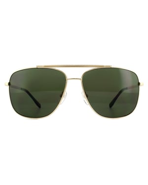 Lacoste Aviator unisex licht gunmetal grijze zonnebril