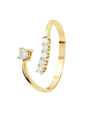 DIADEMA - Ring - Prestige Jewelery - Diamonds - Yellow Gold