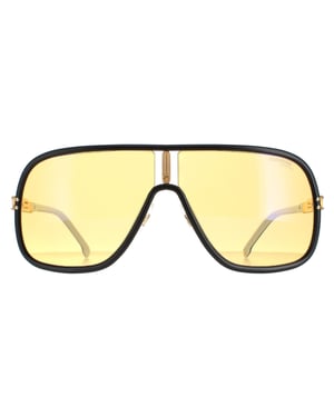 Carrera Aviator unisex mat zwart geel gele flaglab 11