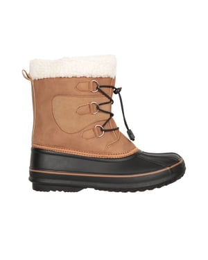 Mountain Warehouse Adaptieve sneeuwlaarzen voor kinderen/Kinderen (Tan)