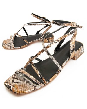 MonteVita Klacksandaler Sandalo2 i Guld