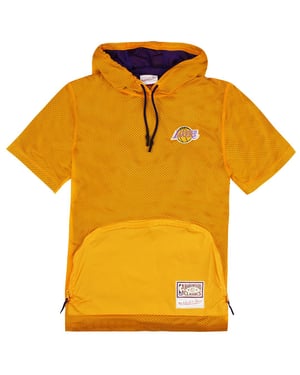 Mitchell & Ness Los Angeles Lakers Heren T-shirt met capuchon