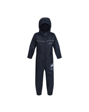 Regatta - Geweldige Outdoors Peuter Puddle IV Waterbestendige Regenpak (Navy)