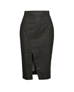Mörkgrön pencilkjol från Conquista Fashion