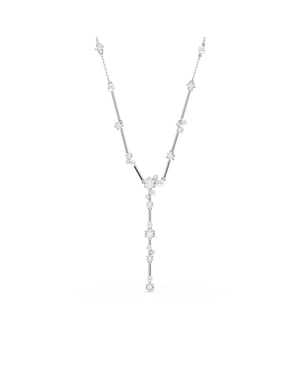 Swarovski 'Constella Bars' Dames Sieraden Nikkelvrije Halsketting - Zilver 5711830