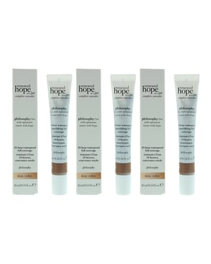 Philosophy 24-Hour Waterproof Full Coverage Concealer 10ml - 9.5 Cocoa x 3