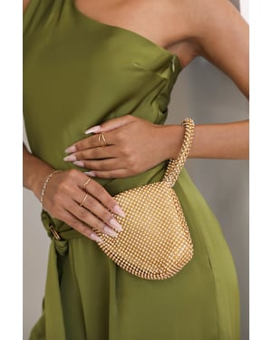 Wheres That From Womens 'Rosa' Mini Chainmail Pouch Bag