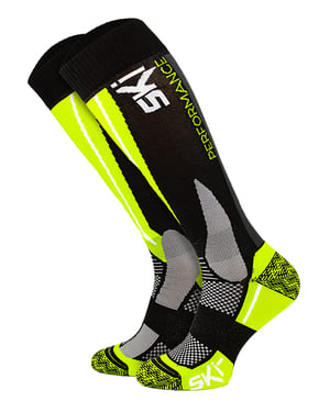 Technische Skisokken | COMODO | High-Performance Knie Hoge Snowboardsokken | Heren & Dames - Groen