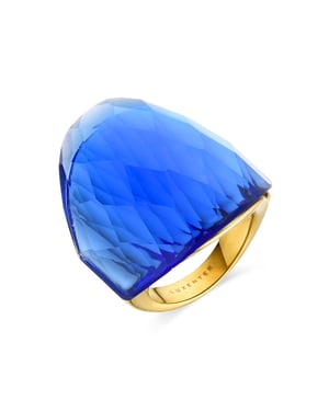 Luxenter Konsil-ring i 18k guldfinish