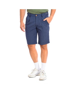 Bermuda shorts with straight cut hems and belt loops TMB006-JQ035 man