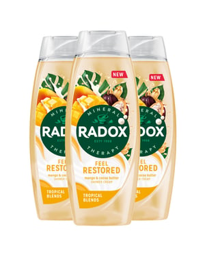 Mineral Therapy Feel Restored 'Shower Cream' 450ml, 3 Pack