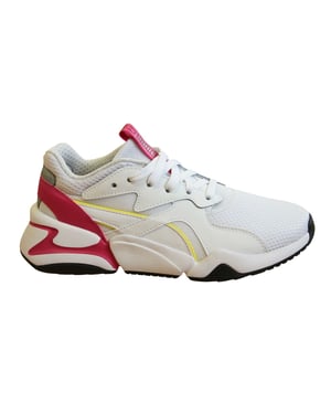 Puma Nova Färgad Vit Textil Snörning Dam Löparskor Träningsskor 371831 01