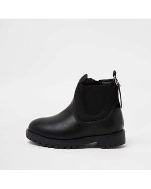 River Island Mini Kids Chelsea Boots Black Shoes